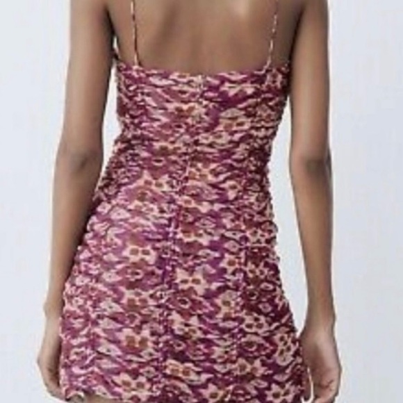 Zara Bodycon Dress Front Cutouts Size XS - Picture 2 of 9